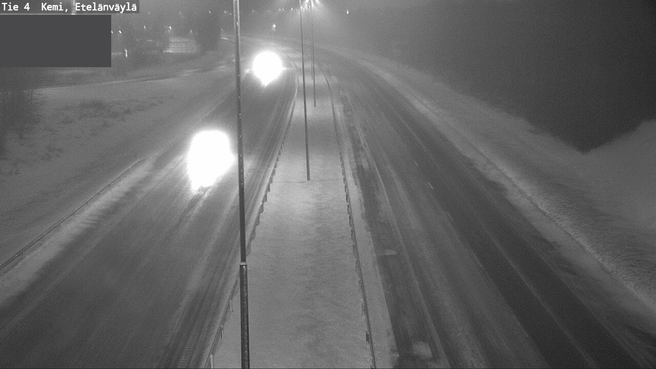 Weather Camera Image Road 4 Kemi, Etelänväylä, Kemi, Lappi