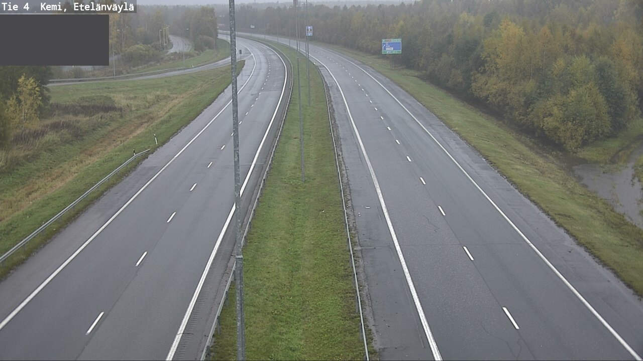 Weather Camera Image Väg 4 Kemi, Etelänväylä, Kemi, Lappi
