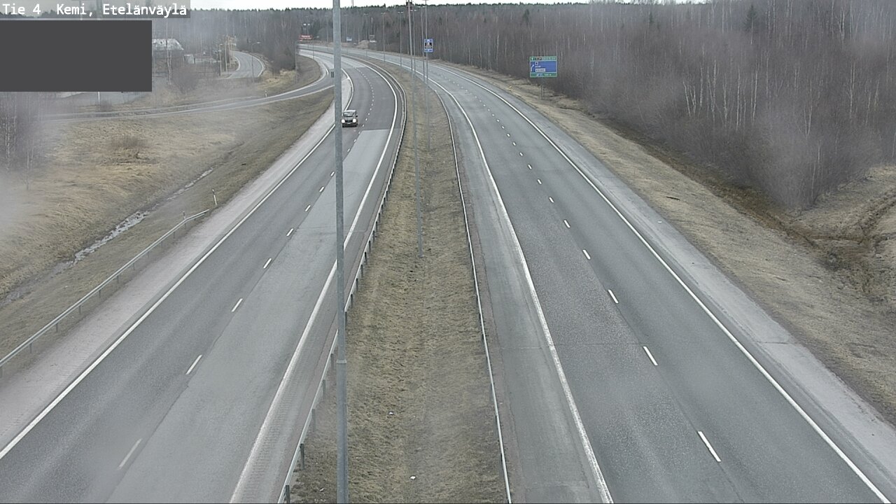 Weather Camera Image Road 4 Kemi, Etelänväylä, Kemi, Lappi