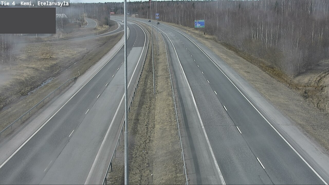 Kelikamerat Kuva Tie 4 Kemi, Etelänväylä, Kemi, Lappi