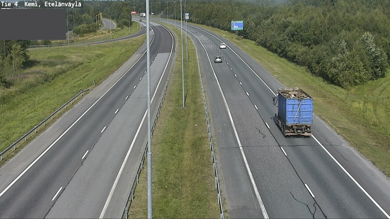 Weather Camera Image Road 4 Kemi, Etelänväylä, Kemi, Lappi