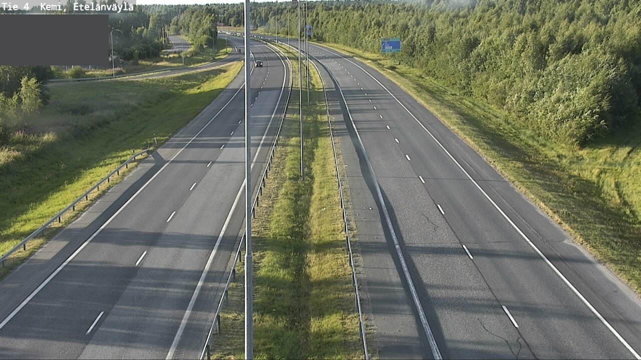 Weather Camera Image Väg 4 Kemi, Etelänväylä, Kemi, Lappi