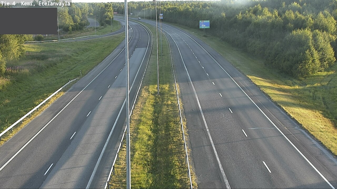 Weather Camera Image Väg 4 Kemi, Etelänväylä, Kemi, Lappi