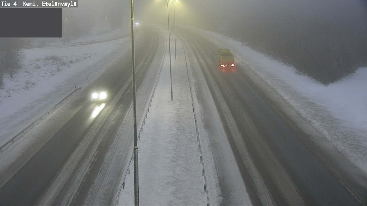 Weather Camera Image Väg 4 Kemi, Etelänväylä, Kemi, Lappi