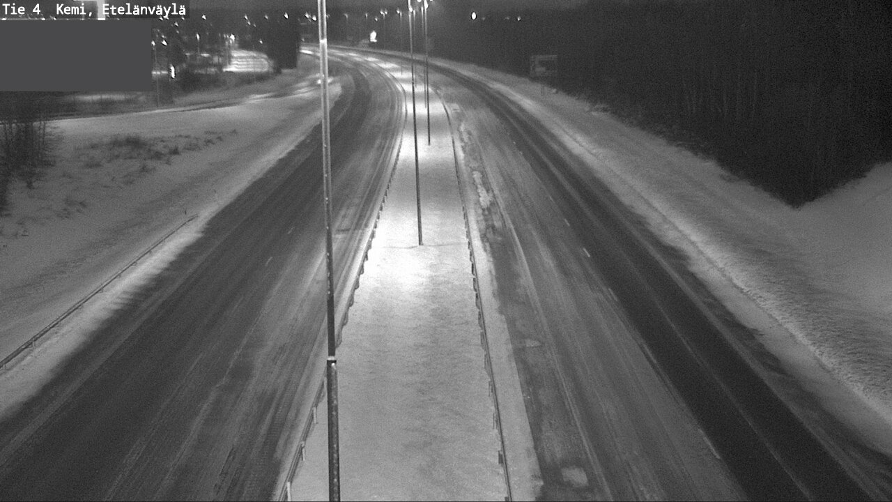 Weather Camera Image Road 4 Kemi, Etelänväylä, Kemi, Lappi