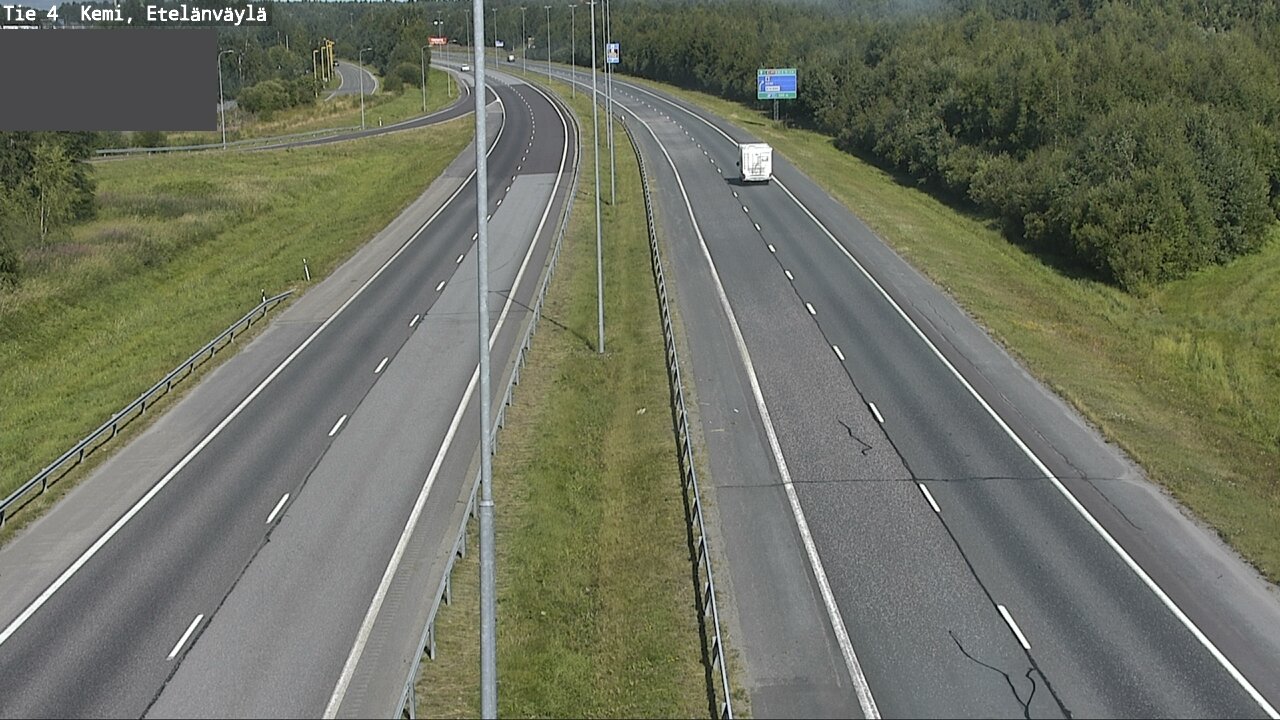 Weather Camera Image Road 4 Kemi, Etelänväylä, Kemi, Lappi