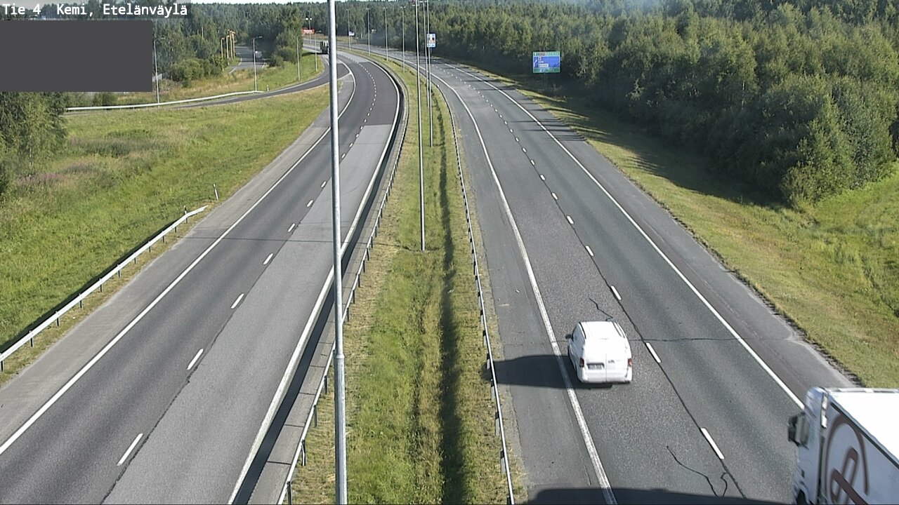 Weather Camera Image Väg 4 Kemi, Etelänväylä, Kemi, Lappi