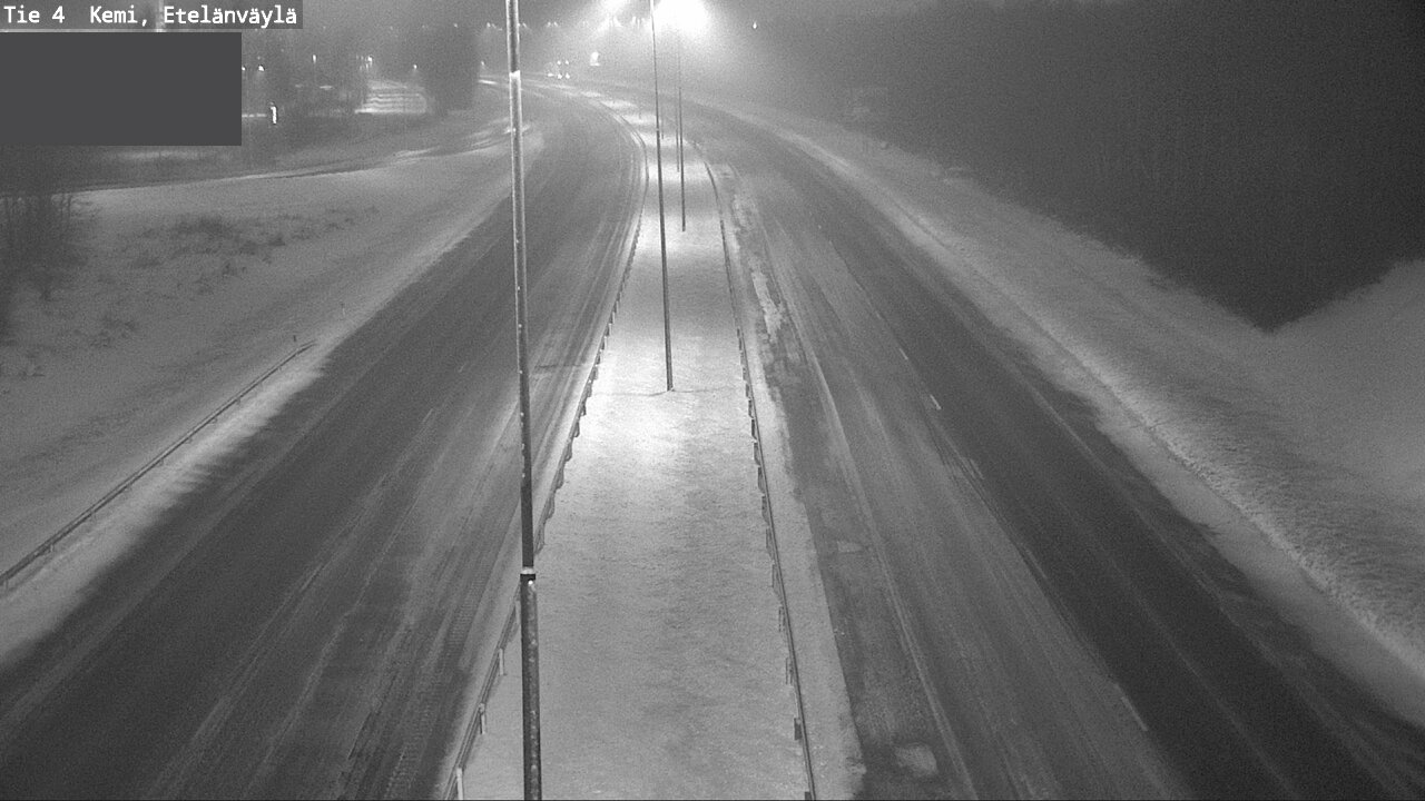 Weather Camera Image Road 4 Kemi, Etelänväylä, Kemi, Lappi
