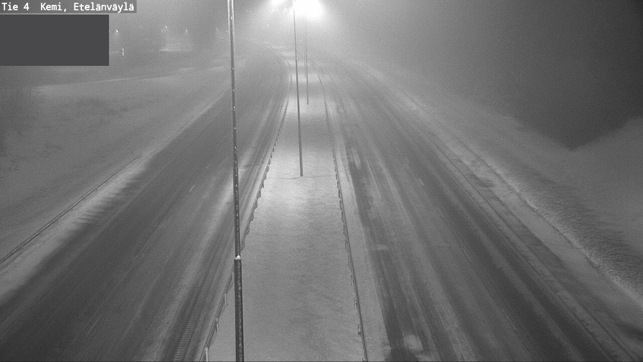 Weather Camera Image Road 4 Kemi, Etelänväylä, Kemi, Lappi