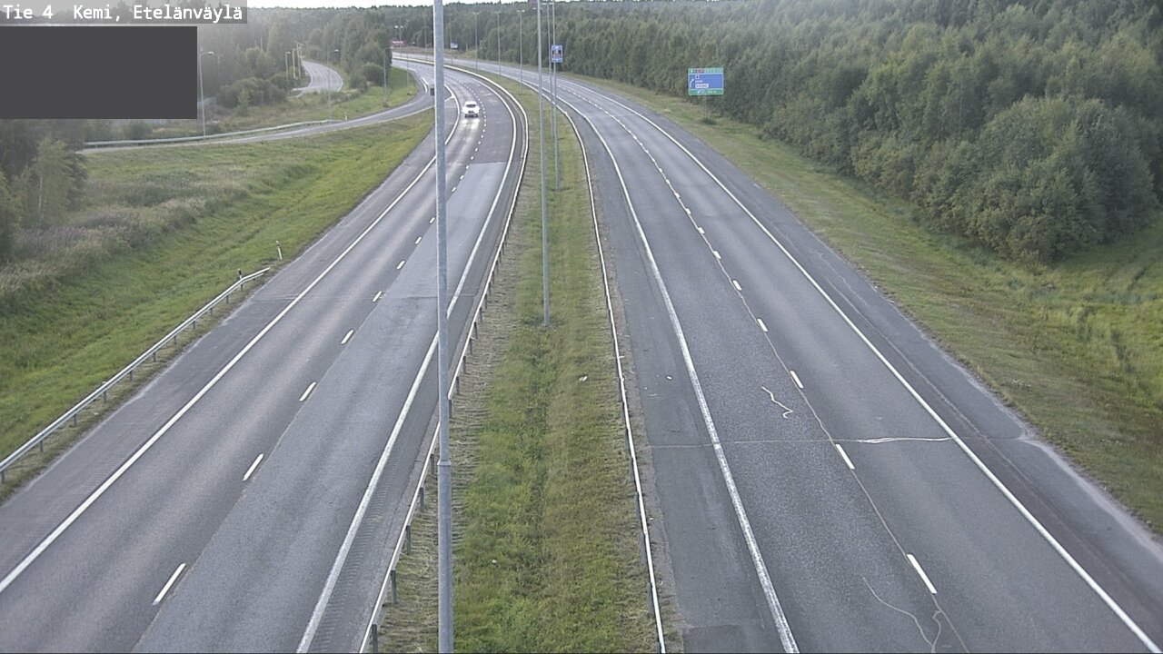 Weather Camera Image Väg 4 Kemi, Etelänväylä, Kemi, Lappi