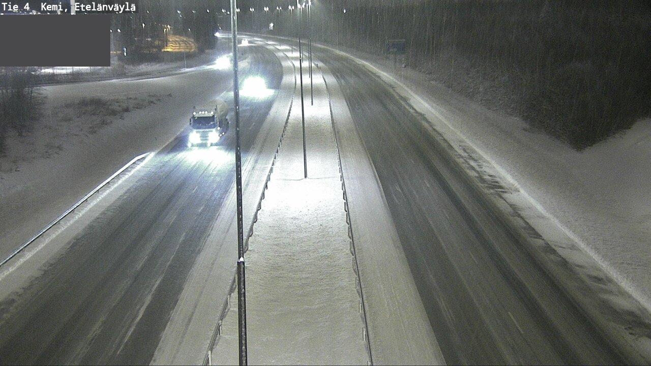 Weather Camera Image Road 4 Kemi, Etelänväylä, Kemi, Lappi