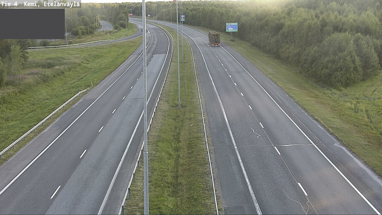 Weather Camera Image Väg 4 Kemi, Etelänväylä, Kemi, Lappi