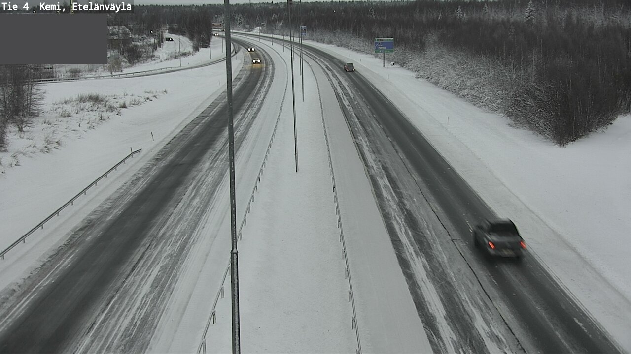 Weather Camera Image Road 4 Kemi, Etelänväylä, Kemi, Lappi