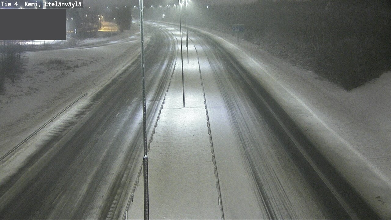 Weather Camera Image Road 4 Kemi, Etelänväylä, Kemi, Lappi