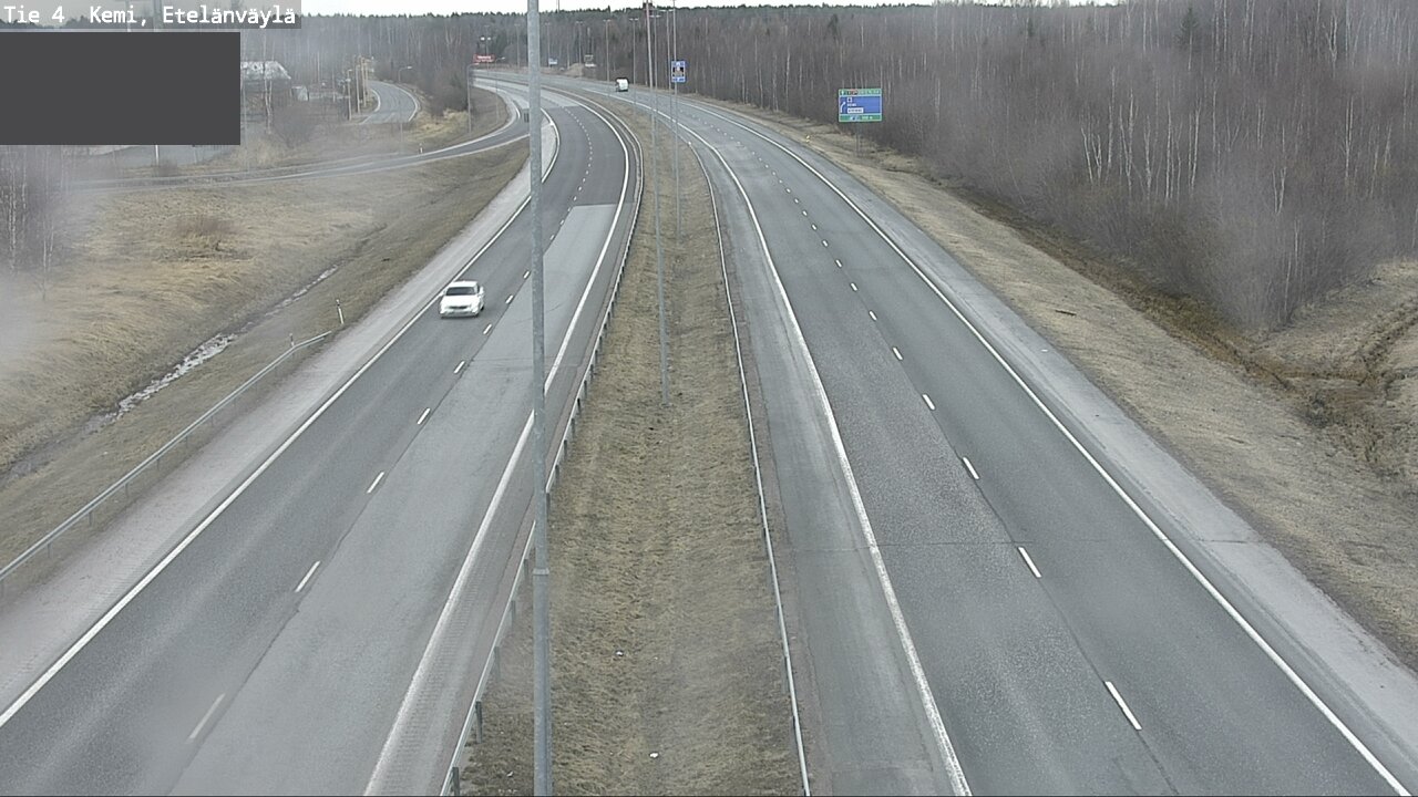 Weather Camera Image Road 4 Kemi, Etelänväylä, Kemi, Lappi