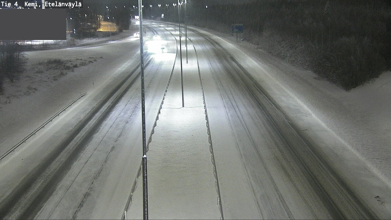 Weather Camera Image Road 4 Kemi, Etelänväylä, Kemi, Lappi