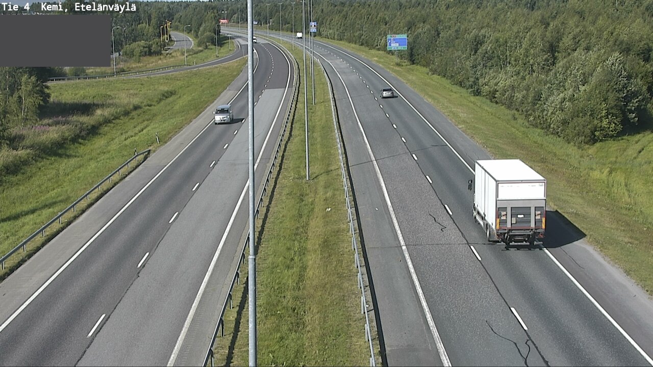 Weather Camera Image Väg 4 Kemi, Etelänväylä, Kemi, Lappi