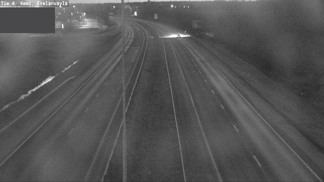 Weather Camera Image Road 4 Kemi, Etelänväylä, Kemi, Lappi