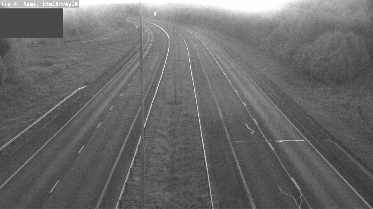 Weather Camera Image Väg 4 Kemi, Etelänväylä, Kemi, Lappi