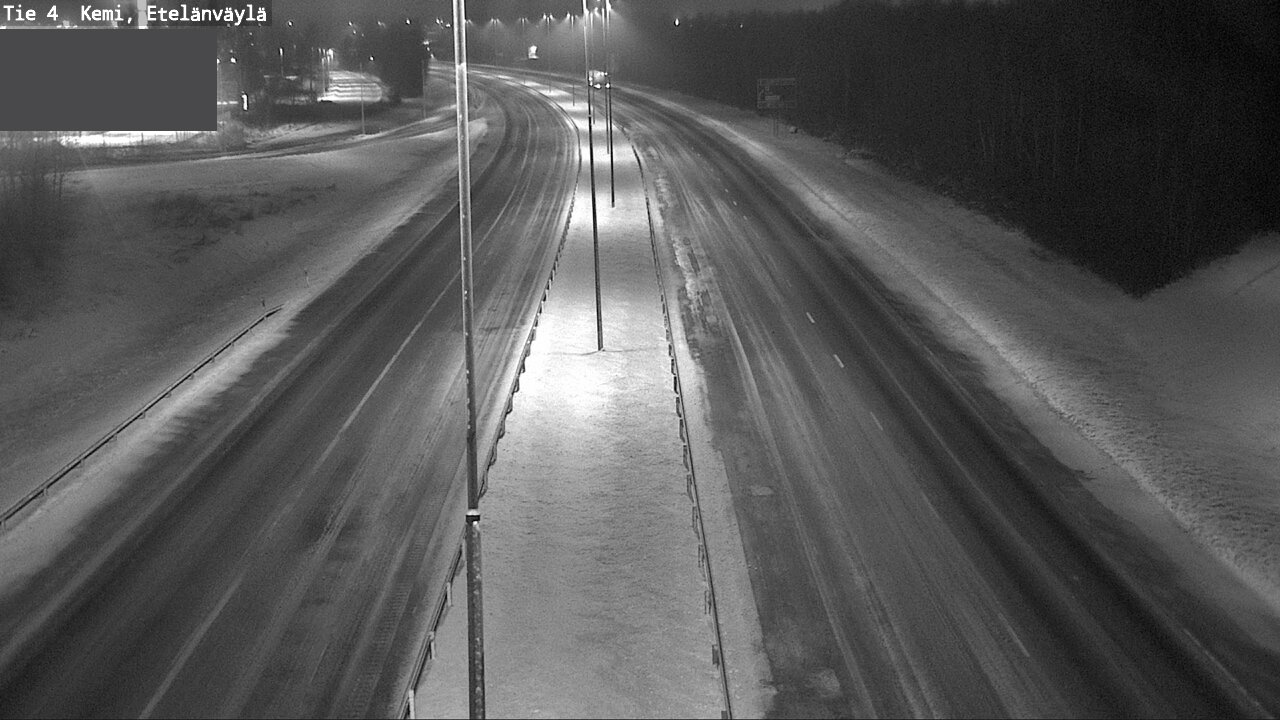 Weather Camera Image Road 4 Kemi, Etelänväylä, Kemi, Lappi