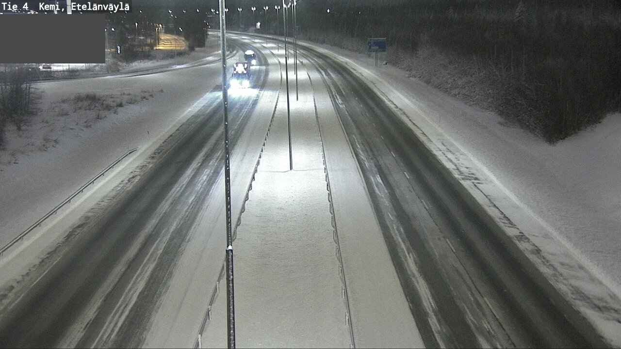 Weather Camera Image Road 4 Kemi, Etelänväylä, Kemi, Lappi