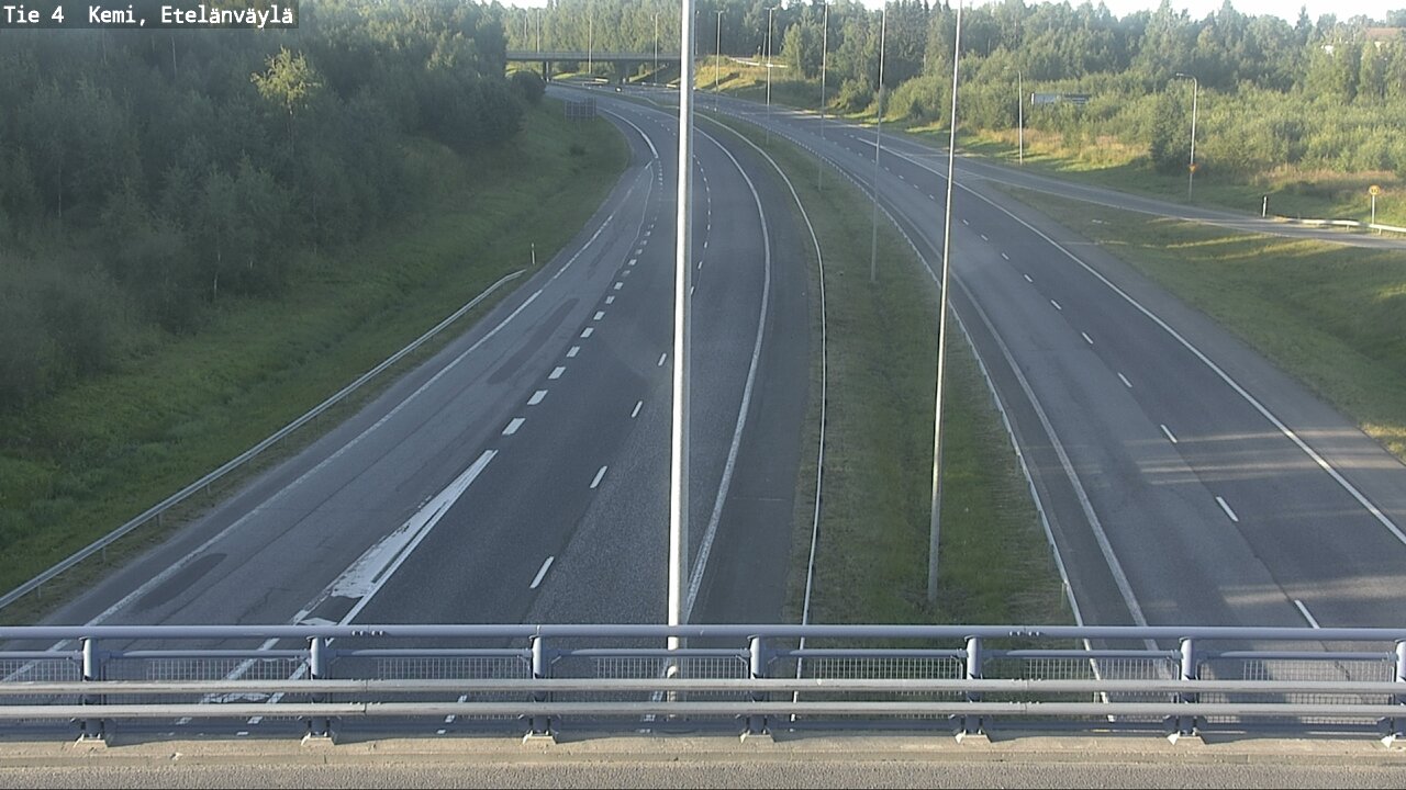 Weather Camera Image Road 4 Kemi, Etelänväylä, Kemi, Lappi