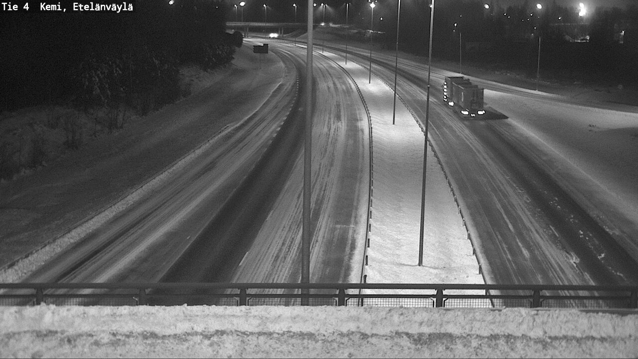 Weather Camera Image Road 4 Kemi, Etelänväylä, Kemi, Lappi