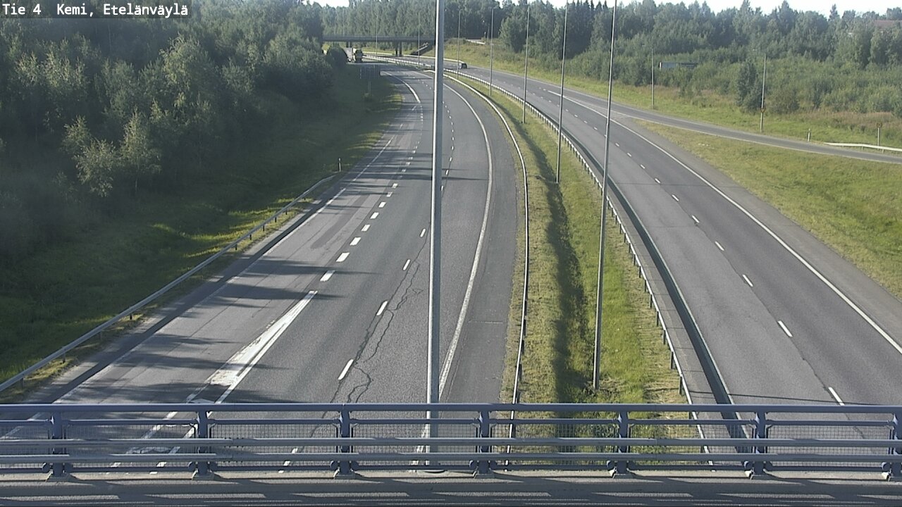 Weather Camera Image Road 4 Kemi, Etelänväylä, Kemi, Lappi