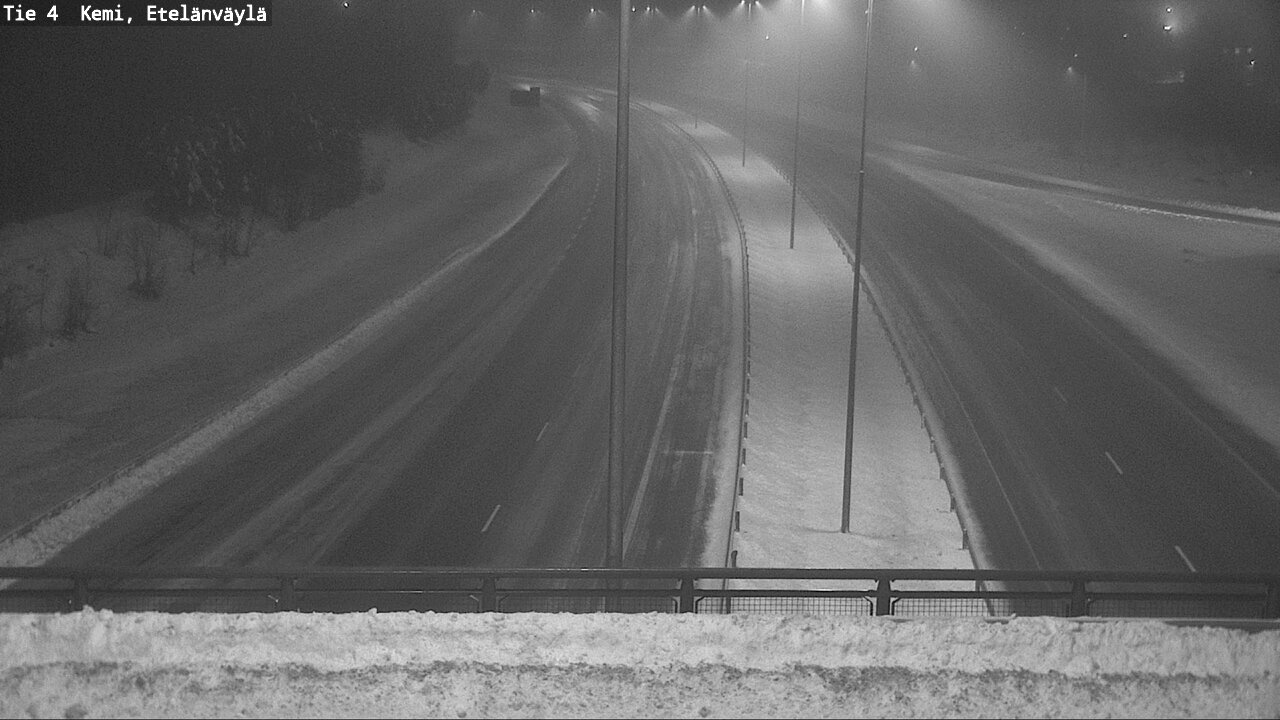 Weather Camera Image Road 4 Kemi, Etelänväylä, Kemi, Lappi
