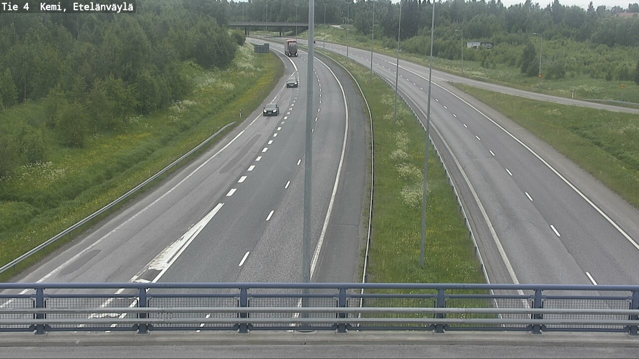 Kelikamerat Kuva Tie 4 Kemi, Etelänväylä, Kemi, Lappi
