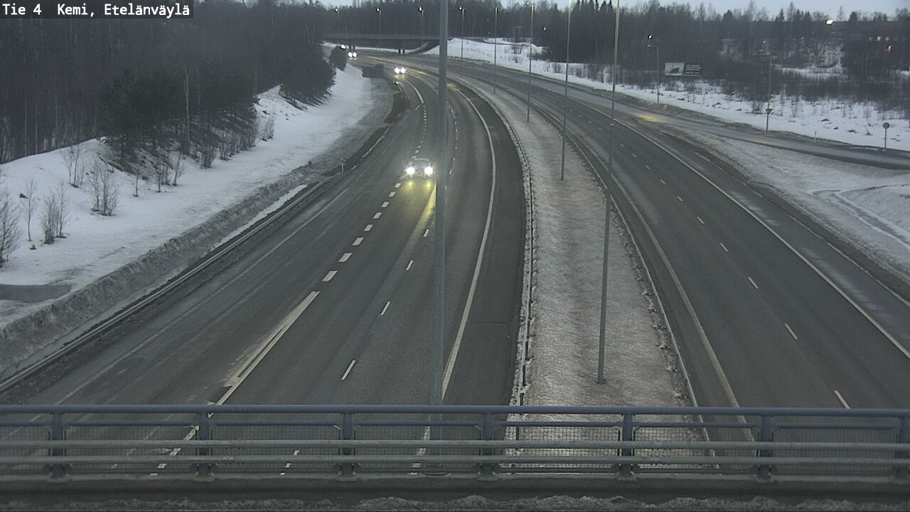 Kelikamerat Kuva Tie 4 Kemi, Etelänväylä, Kemi, Lappi