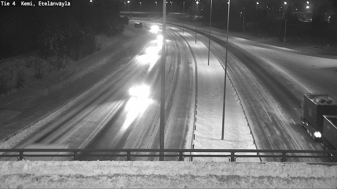 Weather Camera Image Väg 4 Kemi, Etelänväylä, Kemi, Lappi