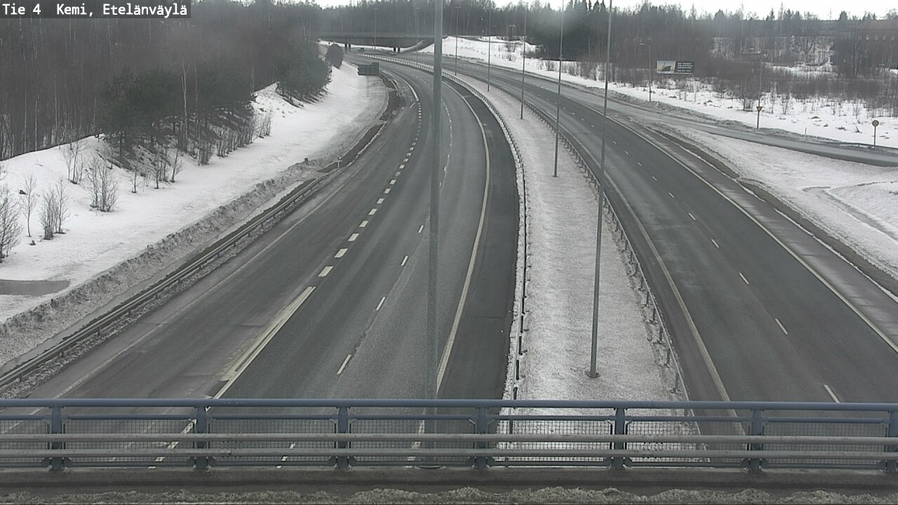Kelikamerat Kuva Tie 4 Kemi, Etelänväylä, Kemi, Lappi