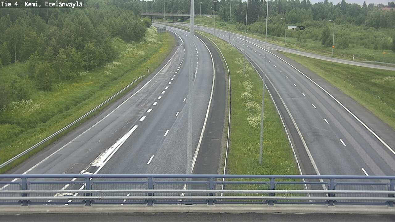 Kelikamerat Kuva Tie 4 Kemi, Etelänväylä, Kemi, Lappi