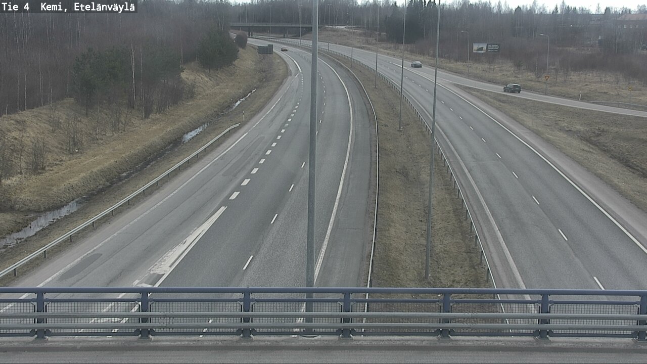 Weather Camera Image Väg 4 Kemi, Etelänväylä, Kemi, Lappi