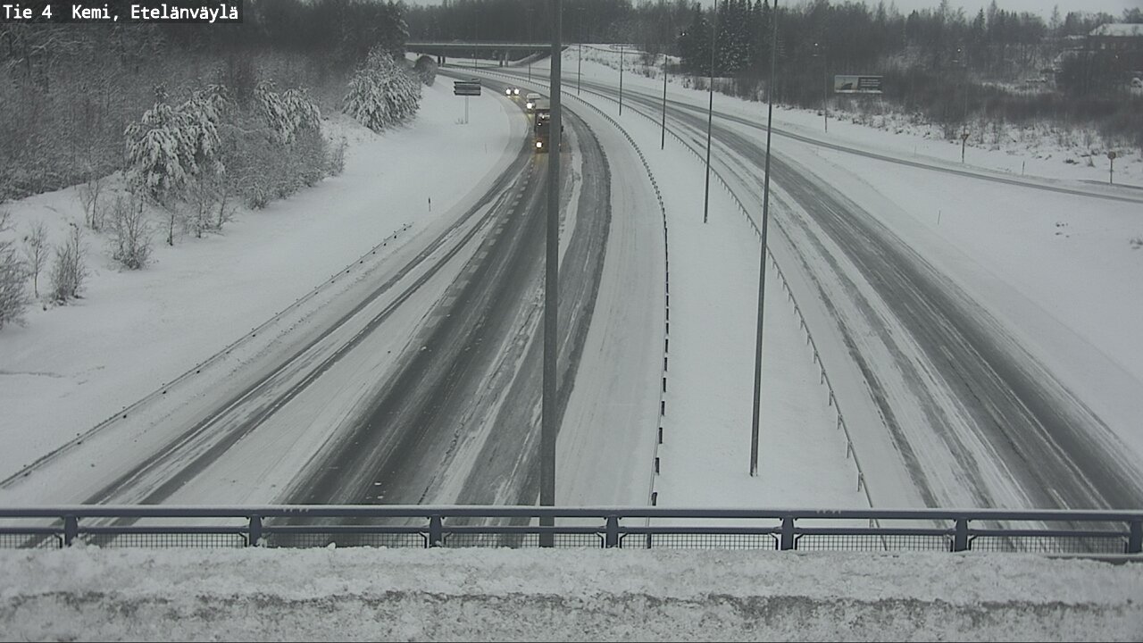 Kelikamerat Kuva Tie 4 Kemi, Etelänväylä, Kemi, Lappi
