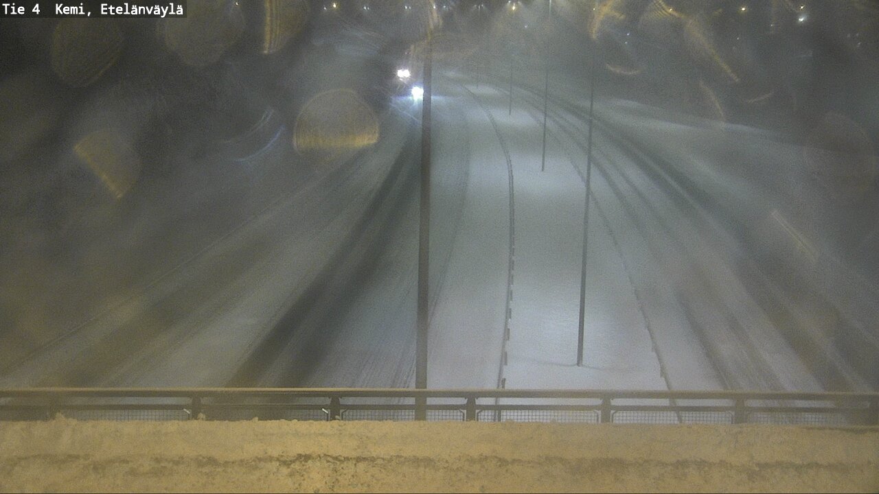 Weather Camera Image Road 4 Kemi, Etelänväylä, Kemi, Lappi