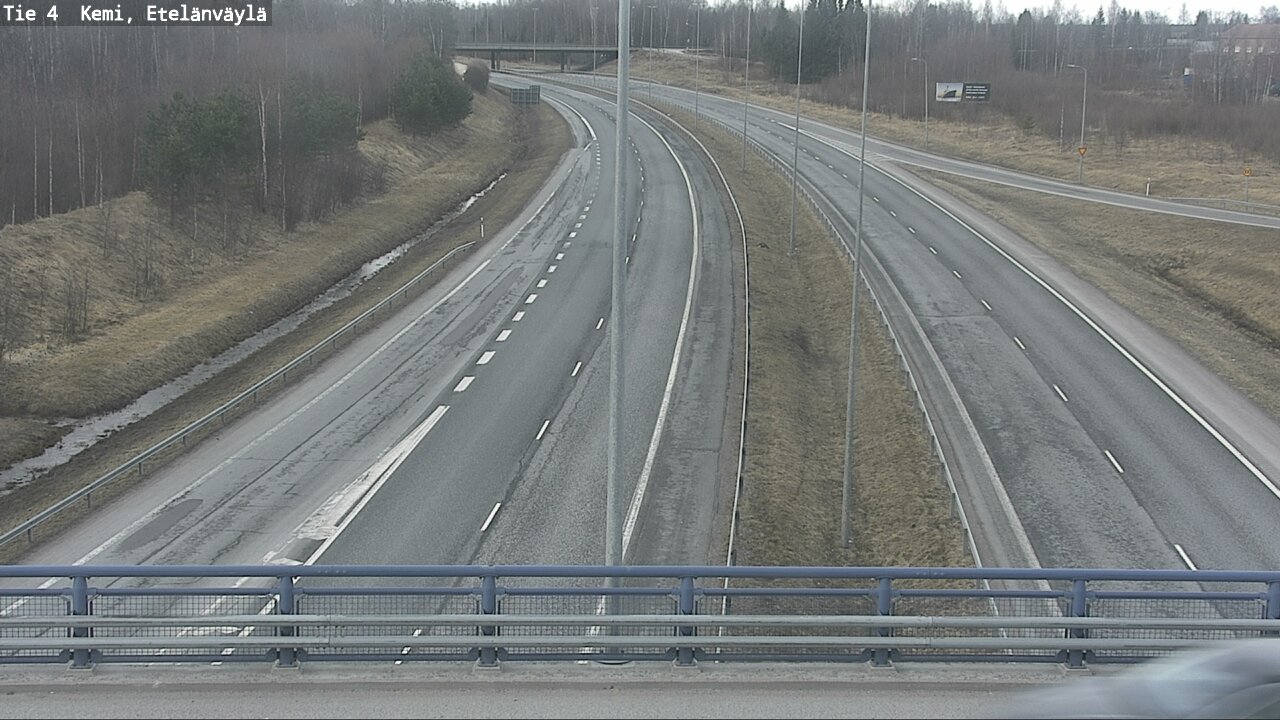 Weather Camera Image Väg 4 Kemi, Etelänväylä, Kemi, Lappi