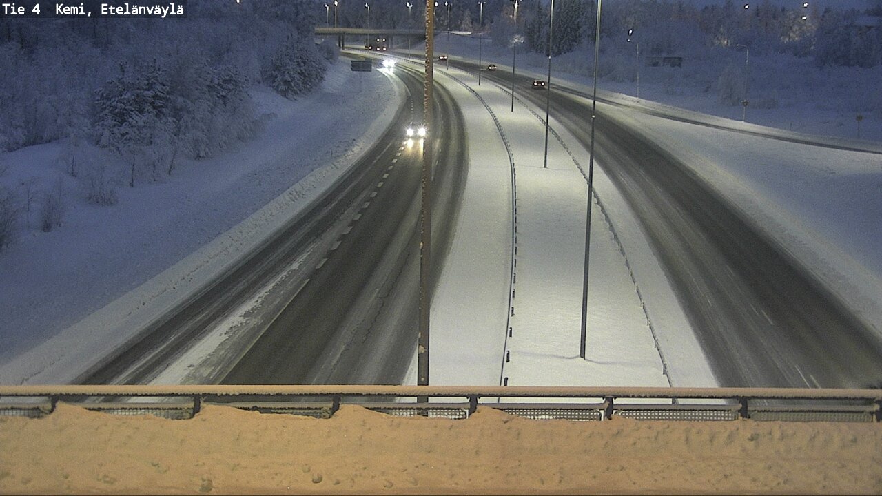 Kelikamerat Kuva Tie 4 Kemi, Etelänväylä, Kemi, Lappi