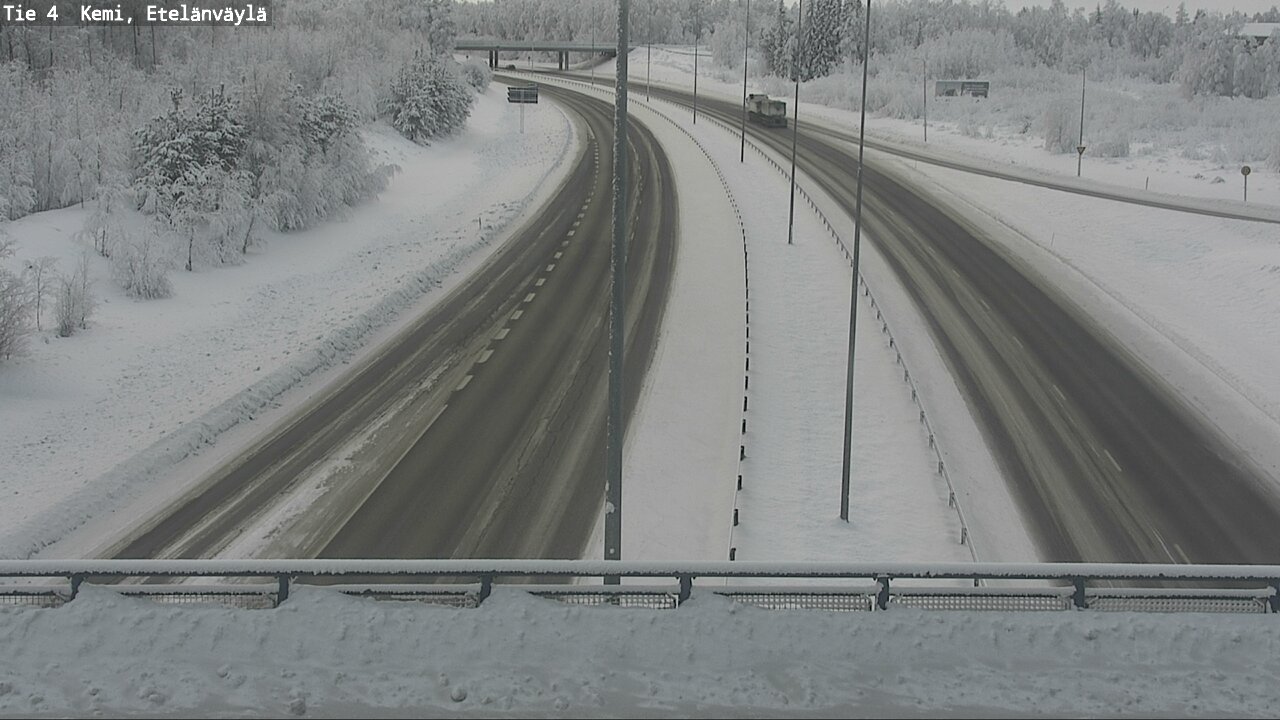 Weather Camera Image Väg 4 Kemi, Etelänväylä, Kemi, Lappi