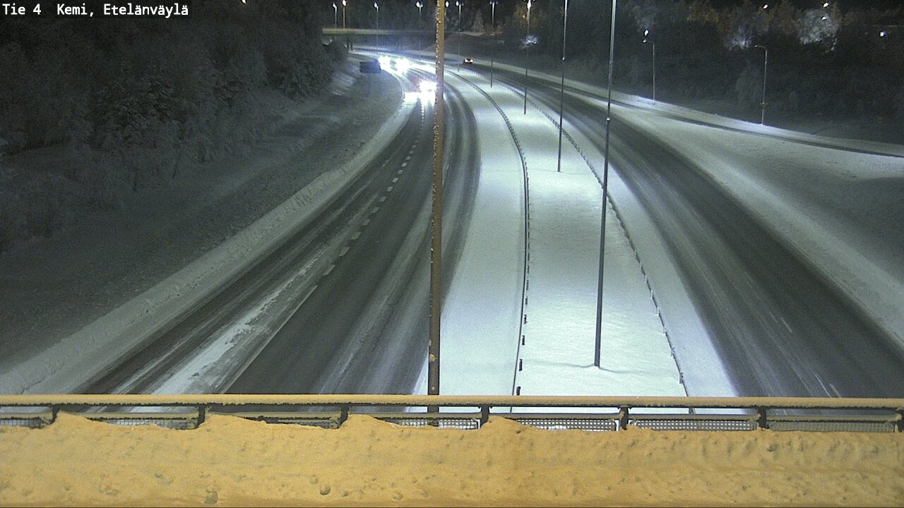 Kelikamerat Kuva Tie 4 Kemi, Etelänväylä, Kemi, Lappi