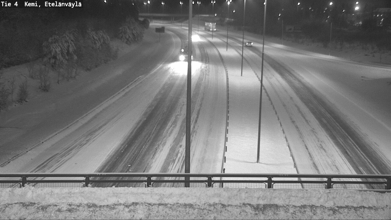 Kelikamerat Kuva Tie 4 Kemi, Etelänväylä, Kemi, Lappi