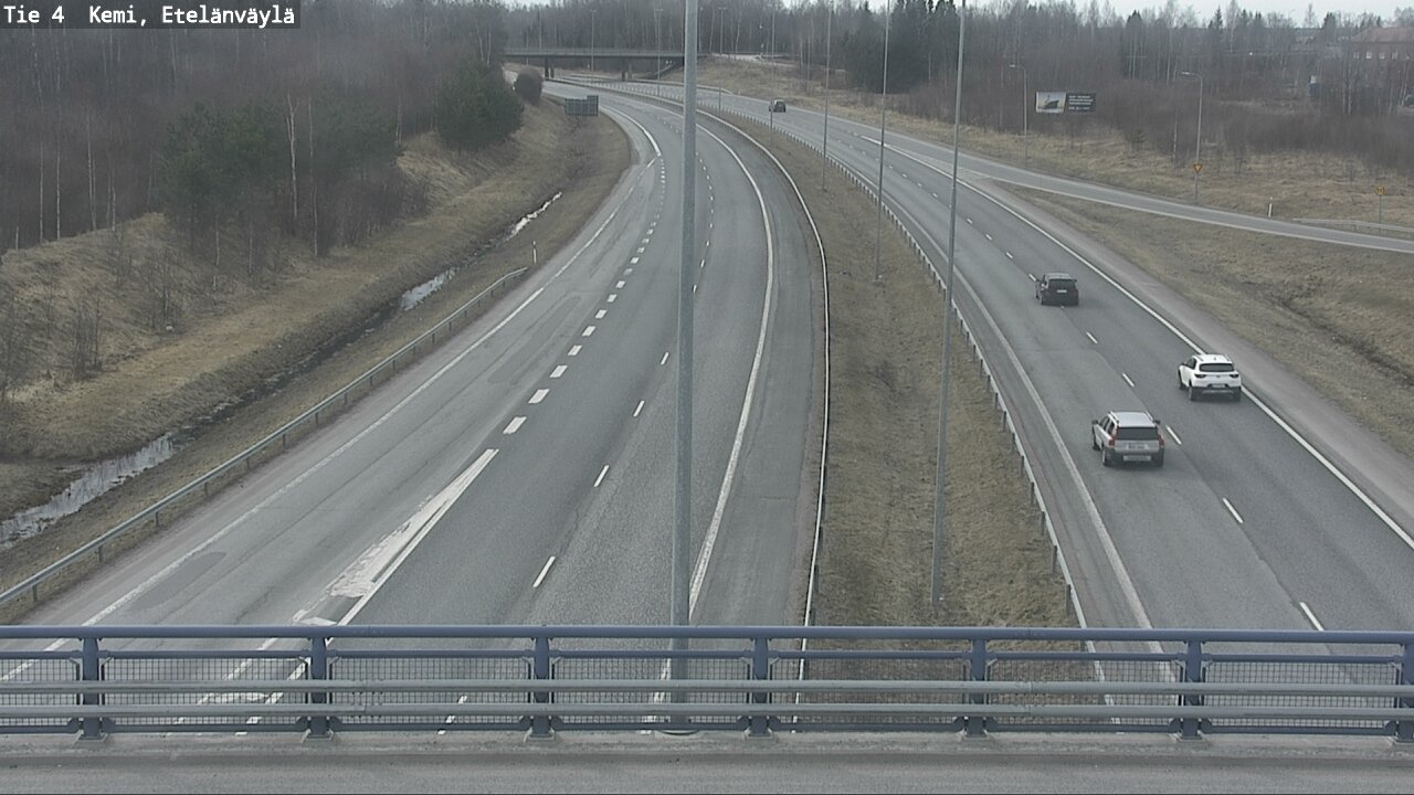 Weather Camera Image Road 4 Kemi, Etelänväylä, Kemi, Lappi