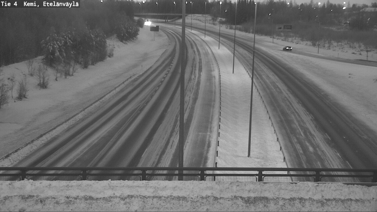Weather Camera Image Väg 4 Kemi, Etelänväylä, Kemi, Lappi