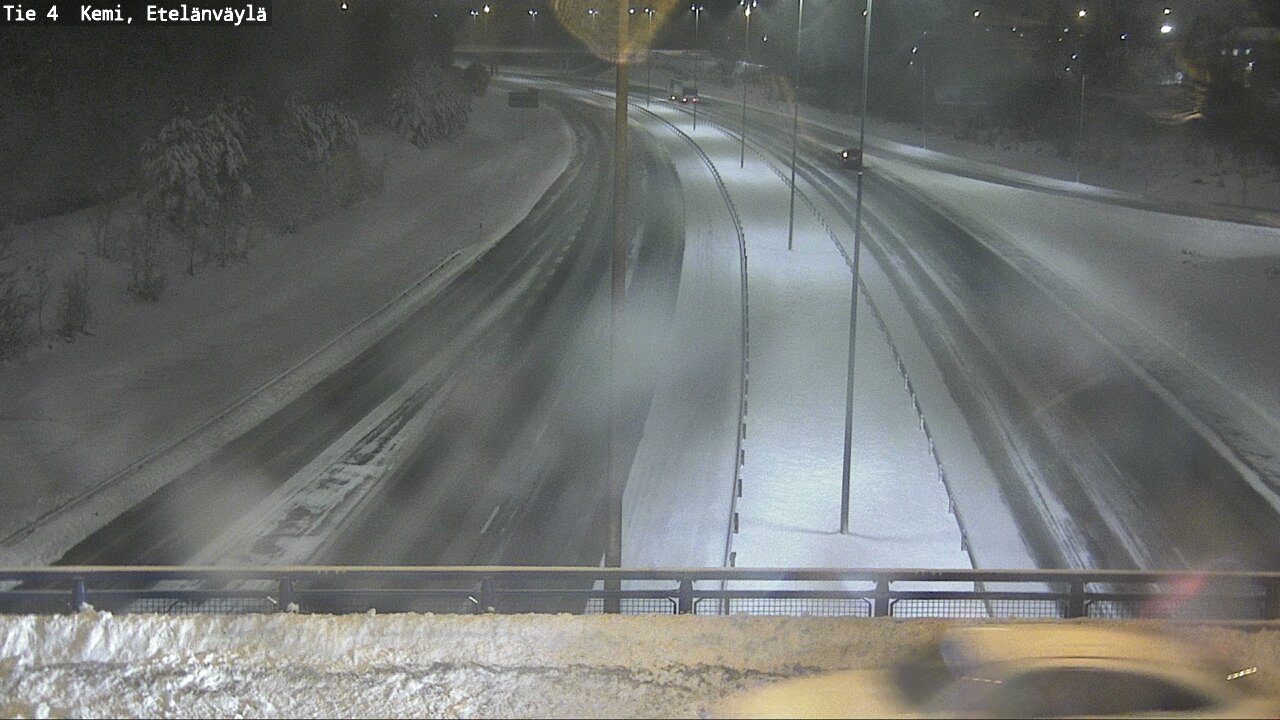 Kelikamerat Kuva Tie 4 Kemi, Etelänväylä, Kemi, Lappi