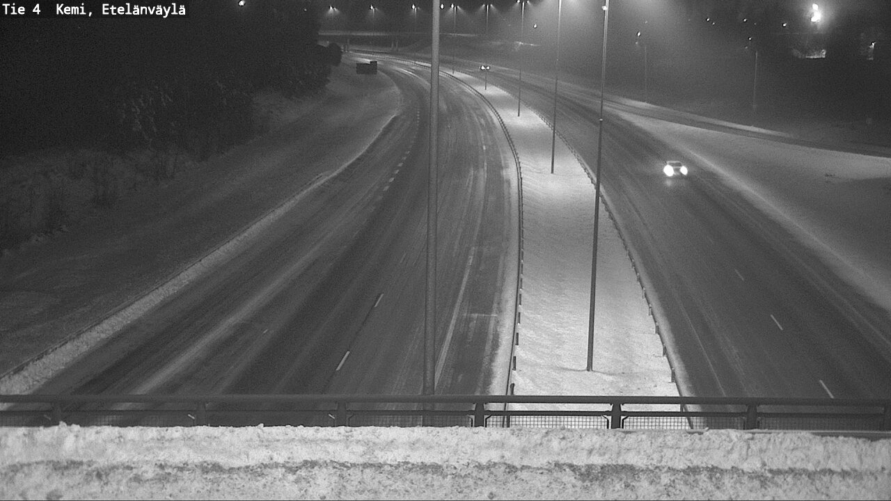Weather Camera Image Road 4 Kemi, Etelänväylä, Kemi, Lappi
