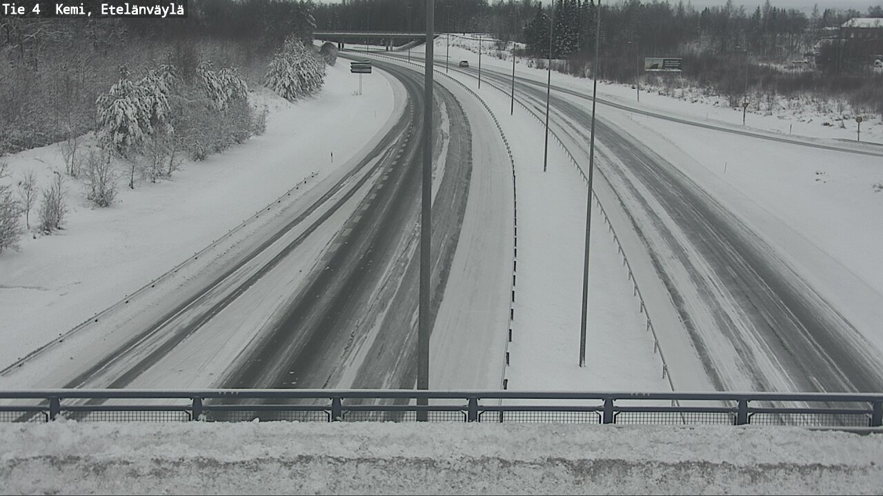 Kelikamerat Kuva Tie 4 Kemi, Etelänväylä, Kemi, Lappi