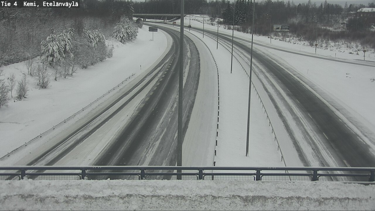Kelikamerat Kuva Tie 4 Kemi, Etelänväylä, Kemi, Lappi