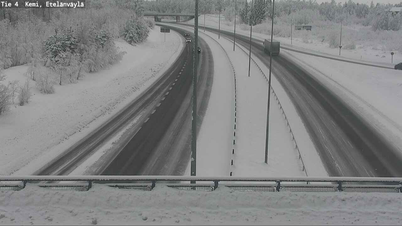 Kelikamerat Kuva Tie 4 Kemi, Etelänväylä, Kemi, Lappi