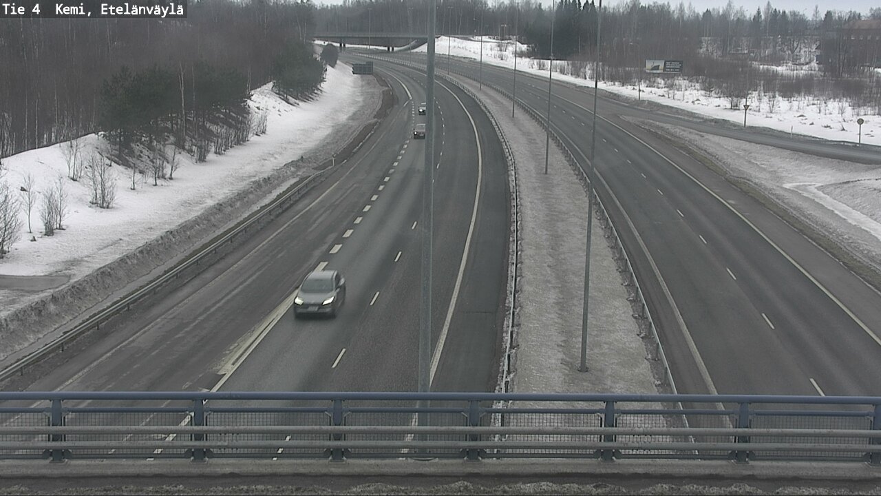 Weather Camera Image Road 4 Kemi, Etelänväylä, Kemi, Lappi